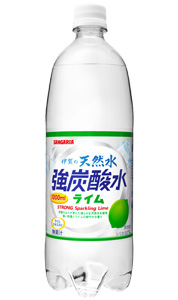 強炭酸水ライム1000ml