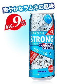 ストロングチューハイタイムゼロ ドライラムネ　490ml缶