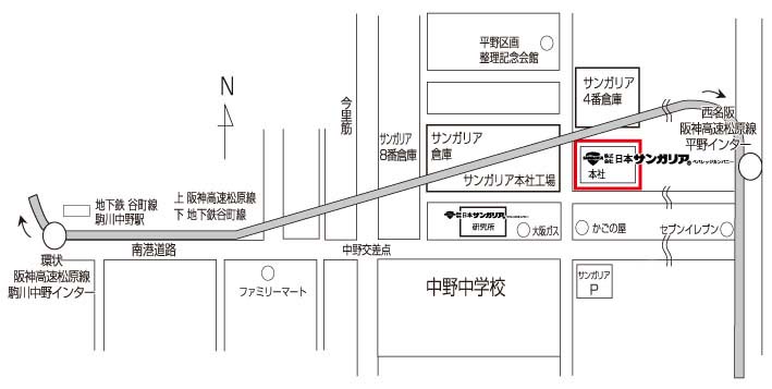 サンガリア地図