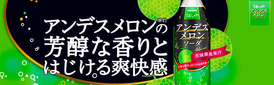 うましゅわアンデスメロンソーダ
