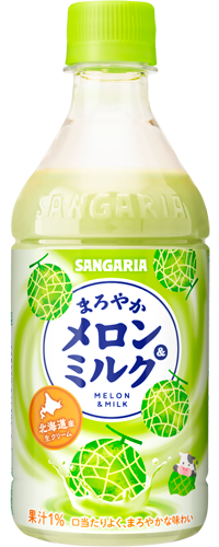 まろやかメロン＆ミルク500mlペット
